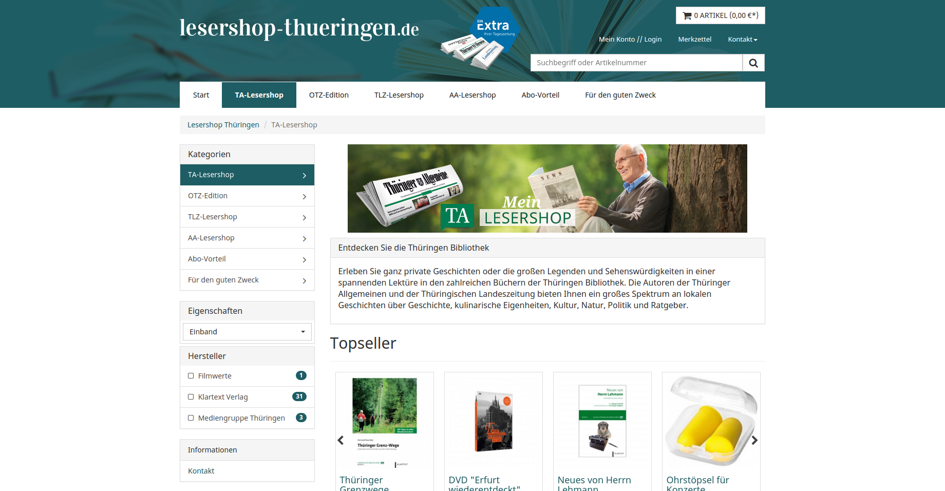 Lesershop Thüringen